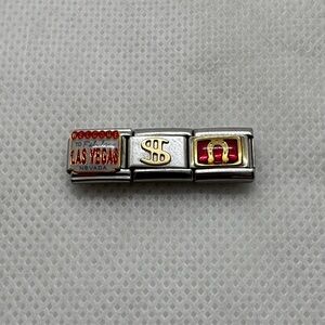 Silver and Gold luck inspiring Nomination charm links